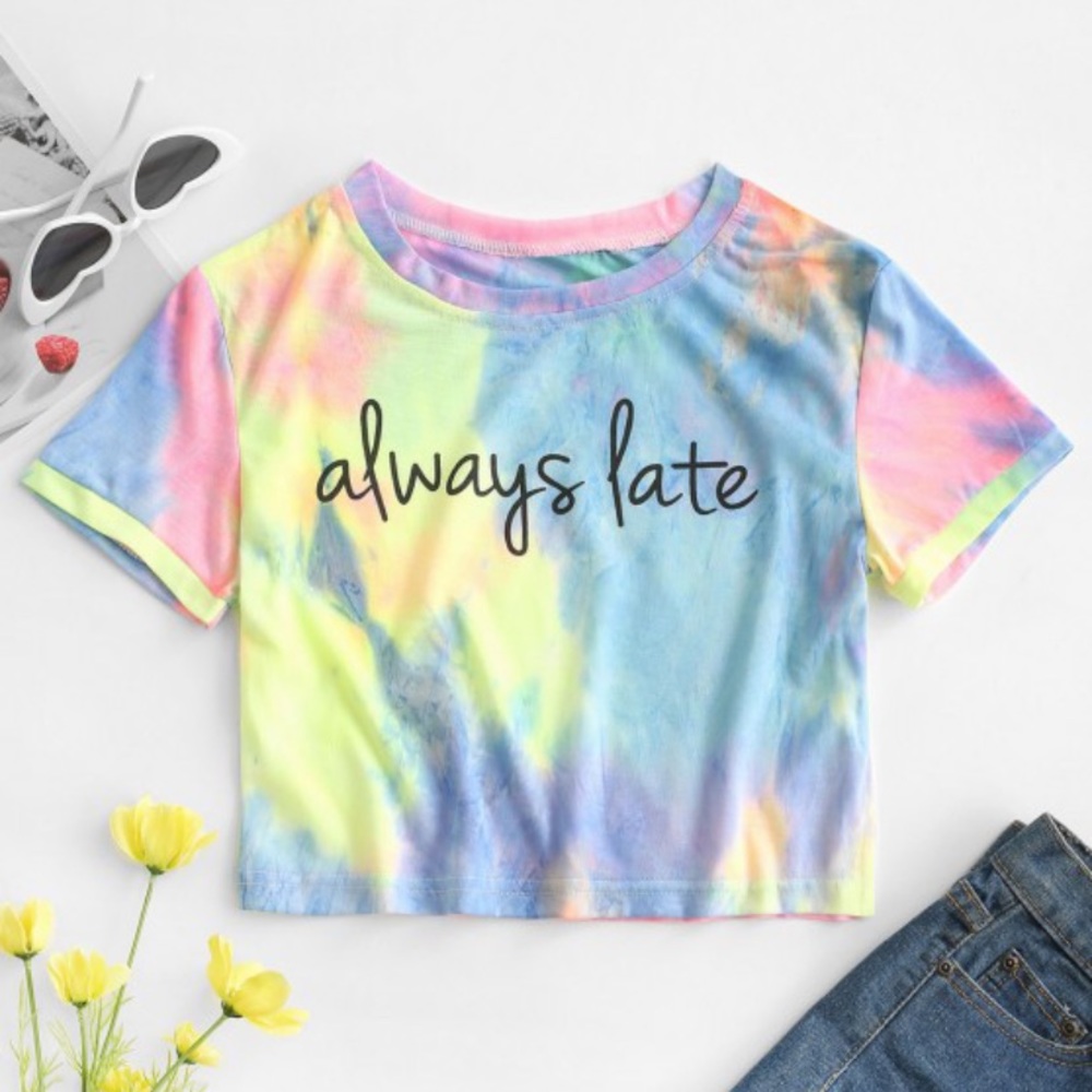 ZAFUL Tie Dye Crop